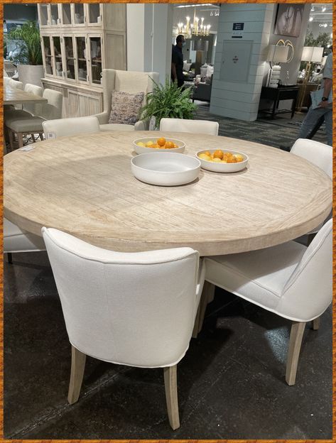 Medium Round Dining Table, Natural Round Dining Table, White Wood Round Dining Table, Round Natural Dining Table, Round Natural Wood Dining Table, Round Dinning Room Table And Chairs, White Wash Round Dining Table, White Washed Round Dining Table, Round White Oak Dining Table