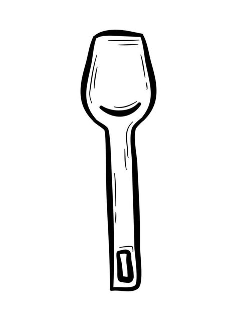 Hand drawn kitchen spatula.  Cooking tool, kitchen utensil for flipping and mixing food.  Flat vector illustration in doodle style. Spatula Illustration, Kitchen Tools Drawing, Consumer Rights, Kitchen Drawing, Kitchen Spatula, Cooking Tool, Flat Vector Illustration, Doodle Style, Doodle Illustration