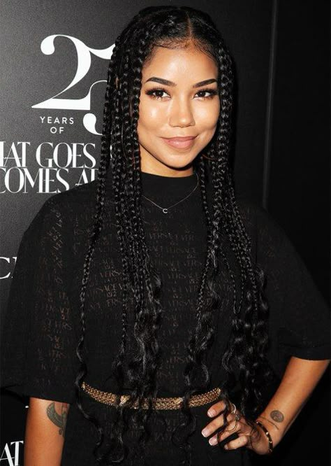 Box Braids Jhene Aiko, Style Your Box Braids, Box Braids Long, Box Braid Hairstyles, Ombre Braids, Corn Rows, Braids Long, Small Box Braids, Amandla Stenberg