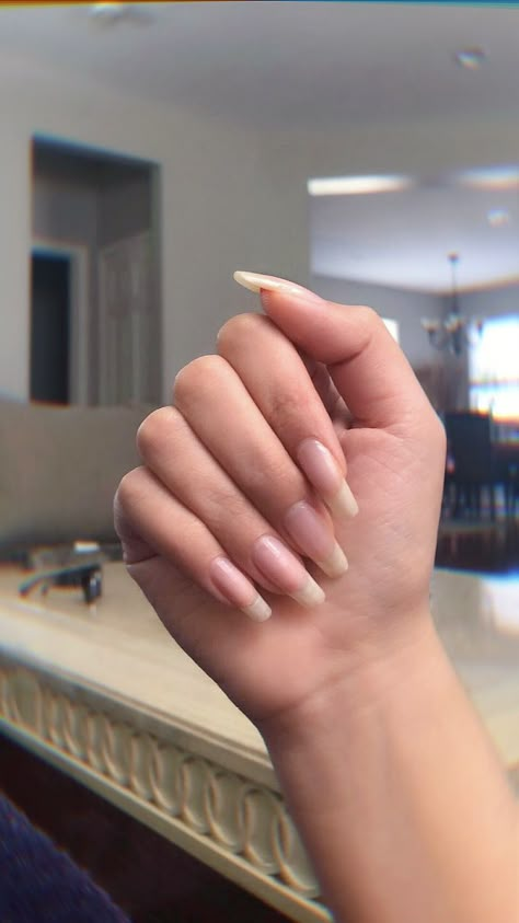 #natural #nails #longnails #naturalnails Long Natural Nails, Jennie Chanel, Healthy Nails, Dream Nails, Natural Nails, Long Nails, Nails Inspiration, Girly Things, Cute Nails