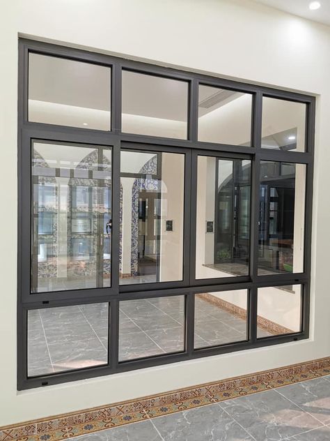 Futuristic Window, Modern Grill Design, Aluminum Windows Design, Small House Design Kerala, Contemporary Window, Grill Designs, Modern Window Grill, Home Window Grill Design, Window Glass Design