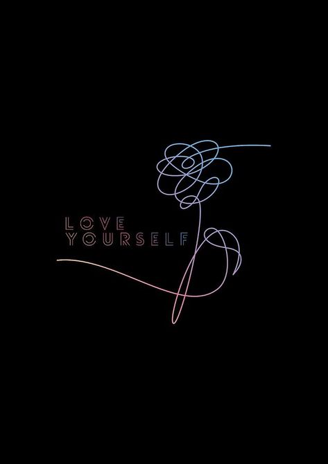 Bts Love Yourself Logo Black, Struktur Teks, Bts Wallpaper Desktop, Shop Small Quotes, Phone Backgrounds Quotes, Bts Bulletproof, Quote Iphone, Boys Love, Bts Love Yourself