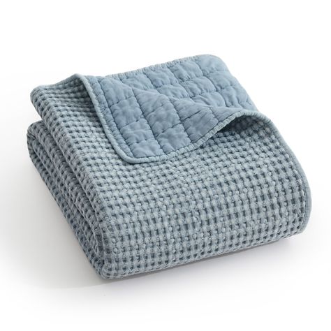 PRICES MAY VARY. CLASSIC STYLING: One of our most popular throw, the Mills Waffle throw is a timeless traditional, an instant classic. It is enormously versatile. Drape it at the end of your bed or on your favorite, cozy chair; snuggle up with it in front of a fire in winter; or throw it over you just as the sun goes down as you enjoy a cool Spring or Summer evening outdoors. SOFT AND COMFORTABLE LUXURY: Made from the softest fabrics, the Mills Waffle Throw will never feel heavy, stiff or uncomf Waffle Quilt, Twin Bedspreads, Queen Bedspread, Quilted Throw, Waffle Blanket, Cozy Chair, Waffle Stitch, Twin Quilt, Bedspread Set