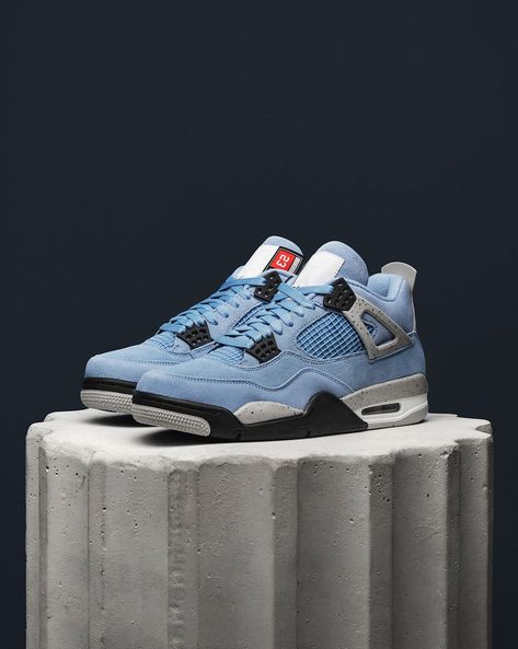 Air Jordan 4 Retro University Blue, Jordan 4 University Blue Outfit, Air Jordan 4 University Blue, Jordan 4 Unc, Jordan 4 University Blue, Brandy Hoodie, Stars Converse, Snicker Shoes, Balenciaga Adidas