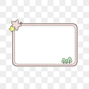 Frame Border Design Simple Png, Picture Cute Cartoon, Cute Frame Png, Cute Border Png, Picture Border, Letter Borders, Kawaii Transparent, Picture Borders, Image Border