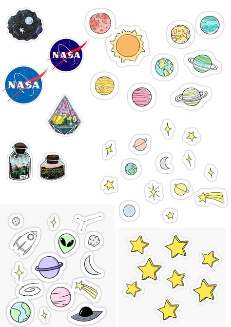 Printable Stickers, Playing Cards, Universe, Enamel Pins