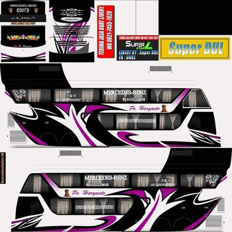 Pin Double Decker Bus Livery, Livery Bus Simulator Indonesia Double Decker, Livery Bimasena Sdd Bussid Hd, Bus Skins, Mobil Bus, Bus Colour, Private Bus Livery, Livery Bus Simulator, Truk Derek