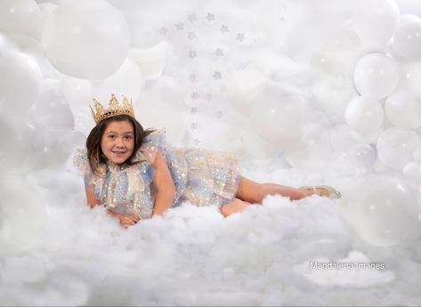 On cloud 9 photo shoot On Cloud 9 Photoshoot, Cloud 9 Photo Backdrop, Cloud 9 Birthday Balloons, 9th Birthday Girl Ideas Cloud 9, On Cloud 9 Birthday, Photoshoot Ideas Kids, Birthday Photoshoot Ideas, 7th Birthday Party Ideas, In The Clouds