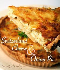 Switzerland Appetizers, Olympic Appetizers, Switzerland Recipes, Onion Pie Recipe, Switzerland Cheese, Vidalia Onion Recipes, Filet Mignon Chorizo, Pies Savory, Cheese And Onion Pie