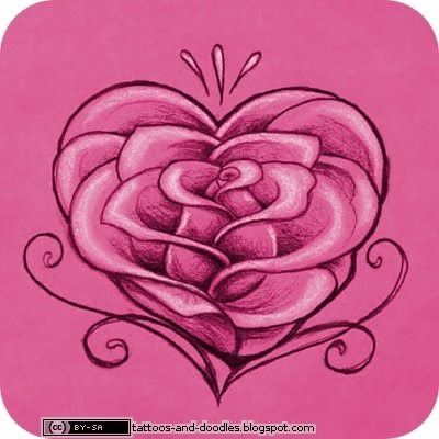 Rose Heart Tattoo, Rose Drawing Tattoo, Graffiti Tags, Cholo Art, Tattoo Heart, Chicano Art Tattoos, Chicano Drawings, Rose Heart, Drawing Tattoo