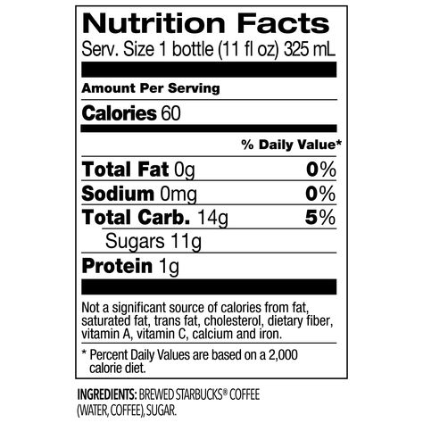 Starbucks Nutrition Facts, Coffee Nutrition Facts, Starbucks Black, Espresso Cafe, Healthy Starbucks Drinks, Iced Coffee Drinks, Coffee Facts, Sweet Coffee, Medium Roast Coffee