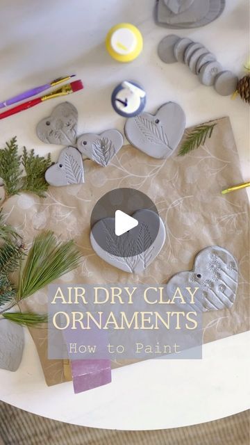 Arts & Crafts Ideas for Little Ones on Instagram: "Heart-Shaped Air Dry Clay Ornaments Creating heart-shaped air dry clay ornaments is a delightful way to express creativity and spread love. While crafting these ornaments is a joy in itself, mastering painting techniques can elevate them to truly stunning pieces of art. We’ll explore various painting methods and tips to enhance your heart-shaped clay ornaments. Explore different color combinations to evoke various moods and themes in your ornaments. Traditional reds and pinks radiate warmth and affection, while pastel hues offer a softer, whimsical vibe. Don’t hesitate to mix colors to achieve custom shades. Experiment with adding texture and intricate details to your ornaments using various painting techniques. Try stippling, dry brush Air Dry Clay Heart, Air Dry Clay Ideas For Kids, Dry Clay Ornaments, Air Dry Clay Ornaments, Different Color Combinations, Painting Methods, Instagram Heart, Custom Shades, Dry Brush