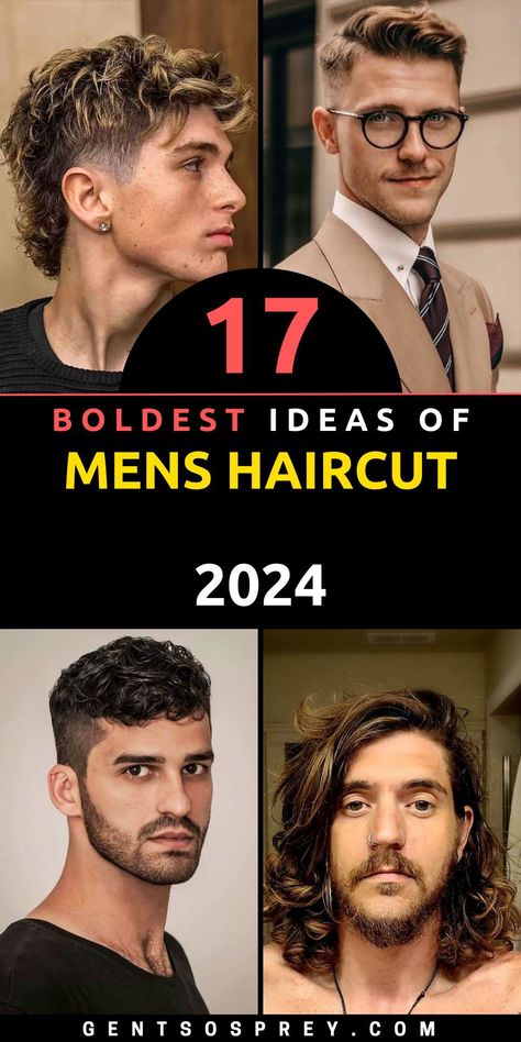 Stay ahead of the style curve with our 17 Mens Haircut Ideas for 2024. In this carefully curated collection, we've gathered the hottest trends in mens grooming. Whether you're into short hair, prefer a longer look on top, adore the charm of curly locks, or opt for straight and sleek styles, our selection has something for everyone. Explore short fade haircuts and embrace the timeless elegance of older styles. Man’s Haircut 2023, Trendy Guy Haircut 2023, Mens Trending Hairstyles 2024, Haircuts For Bigger Guys, Mens Short To Medium Hairstyles, Best Men Hairstyles 2024, Mens Trendy Hairstyles, Modern Men’s Haircuts, Popular Men’s Haircuts