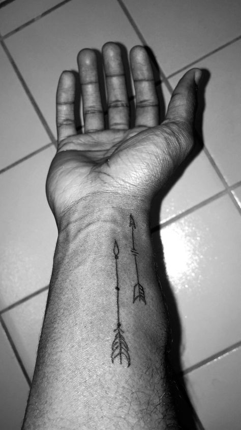 Native Arrows #tattoo #arrowtattoo #men #mentattoo Arrow Tattoo For Men On Arm, Arrow Men Tattoo, Bundle Of Arrows Tattoo, Simple Arrow Tattoo Men, Men’s Arrow Tattoo, Arrow Tattoo Men Forearm, Small Arrow Tattoo Men, Arrow Ankle Tattoo, Native Arrow Tattoo