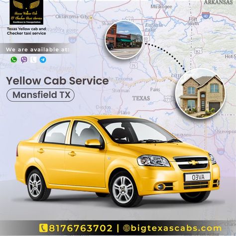 Upset with the cab drivers who make you already late??? Well, this will not happen any more as Texas Yellow Cab & Checker Taxi Service is here for you. Then visit our website: https://bigtexascabs.com/ If you decide to take your next ride, here is the number: 817-676-3702 Regarding any other query, you can always send us mail -contact@bigtexascabs.com #Taxi_Service #book_your_cab #Cab_Service_in_Texas #Texas Taxi Advertising, Midlothian Texas, Study Abroad Travel, Yellow Taxi Cab, The Cab, Abroad Travel, Advertising Posters, Yellow Taxi, Yellow Cabs