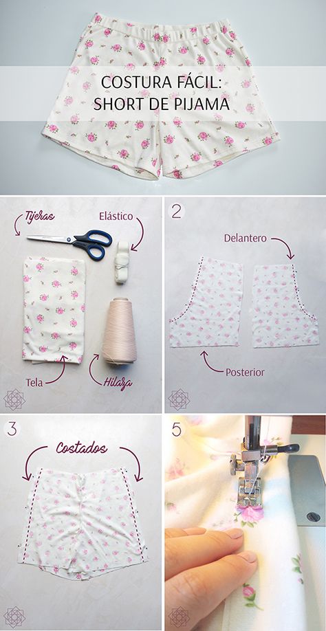 Sew Shorts, Diy Sy, Sewing Shorts, Diy Shorts, Costura Diy, Sew Ins, Diy Fashion Clothing, Diy Sewing Clothes, Fashion Sewing Pattern