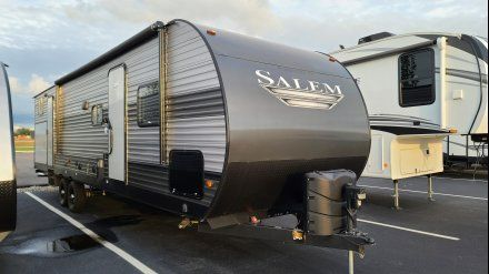 Used Travel Trailers, Fifth Wheels, & Toy Haulers On Sale Enclosed Trailer Ideas Toy Hauler, 5th Wheel Toy Hauler, Diy Cargo Trailer Camper Toy Hauler, Hybrid Camper, Used Travel Trailers, Fifth Wheel Toy Haulers, Enclosed Trailer Hunting Camper, Toy Haulers, Class C Motorhomes