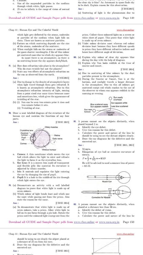 Class 10 Science Notes, Technology Notes, Class 10 Science, Exam Preparation Tips, Study Stuff, Physics Notes, Light Scattering, Best Study Tips, Study Tips For Students