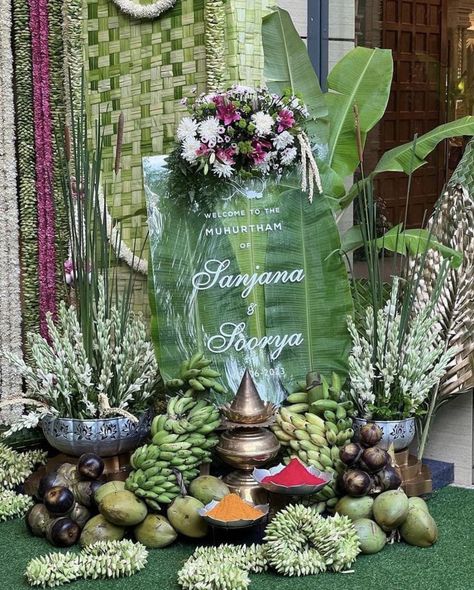 Outdoor Wedding Reception Decorations, Hindu Wedding Decorations, Small Wedding Decor, Mandap Design, Reception Decoration Ideas, Haldi Decor, Wedding Welcome Board, Engagement Decor, Wedding Background Decoration