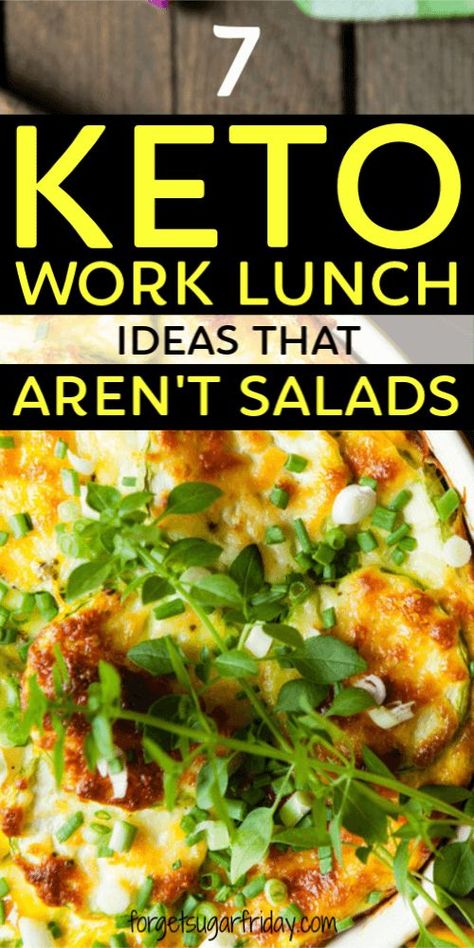 Keto Work Lunch, Salads Keto, Sick Of, Work Lunch Ideas, Salads For Lunch, Keto Lunch Recipes, Work Lunches, General Tso, Keto Lunch Ideas