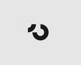 Ten - Logo Design - Monogram, Concept, 10, 1, 0, One, Zero, Clever, Minimal, Clean, Black & White Ten Logo Design, Zero Logo Design, 10 Logo Design, Zero Logo, Circle Logos Inspiration, Letter C Logo, Dot Logo, Geometric Logo Design, 10 Logo