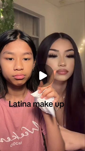 Street Makeup Look, How To Do Latina Makeup, Mexican Makeup Look, Latino Makeup, Latin Makeup, 90s Latina Aesthetic, Mexican Makeup, 90s Latina, Latina Makeup Looks