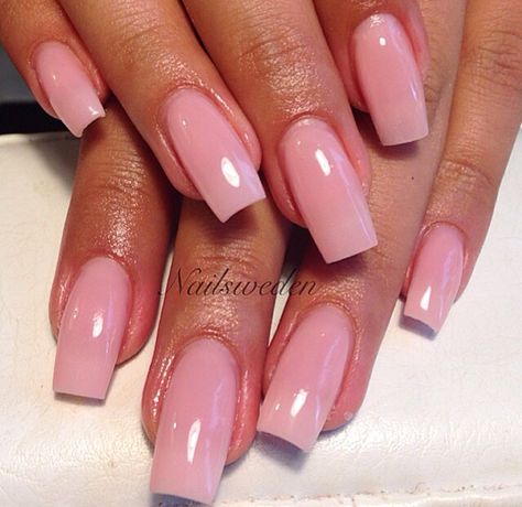 Squoval Nails Long, Nails Rose, Acrylic Nail Shapes, Curved Nails, Squoval Nails, Ombre Acrylic Nails, Long Square Acrylic Nails, Ballerina Nails, Popular Nails