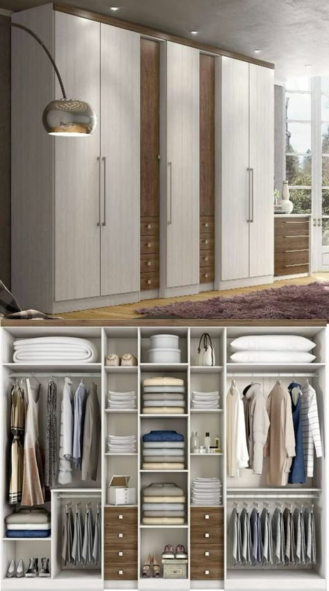 #homedecor Bedroom Kapat Design, Best Wardrobe Design Bedrooms Inside, Bathroom Wardrobe Ideas, Female Wardrobe Design Ideas, Wadroob Design Bedroom Modern, Closet Wardrobe Ideas, Bedroom Cupboard Designs Modern, Wardrobe Inside Design, Wardrobe Internal Design