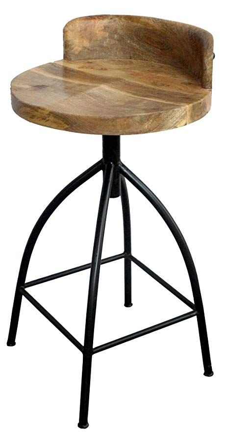 Industrial Counter Stools, Stool With Backrest, Counter Height Stool, Industrial Bar Stools, Bar Stools With Backs, Swivel Counter Stools, Stylish Interior, Bar Height Stools, Living Room Bar