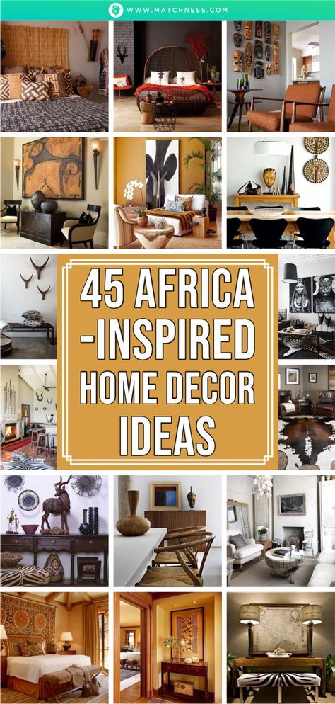 Afro Decor Home, African Chic Decor, Living Room African Style, Afro Boho Decor African Interior, African Boho Decor, Afrocentric Interior Design, Afro Bohemian Style Decor Living Room, African Style Living Room, Ethnic Living Room Decor