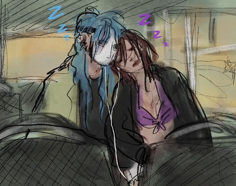 Sally Face X Gorillaz, Ash And Sally Face, Sal X Ash Fanart, Sally Face And Ash, Ash X Sal, Ashley Campbell Fanart, Andie Bell And Sal Singh, Sal And Ashley, Sal Fisher Aesthetic