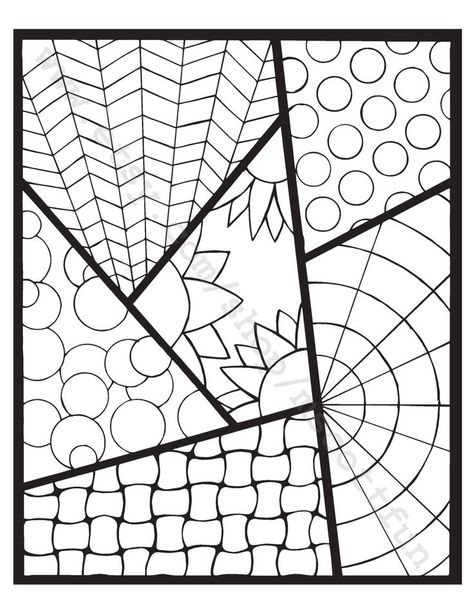 Modele Zentangle, Rhythm Art, Drawing 101, Pattern Coloring Pages, Easy Doodle Art, Zentangle Drawings, Easy Coloring Pages, Easy Doodles Drawings, Cool Coloring Pages