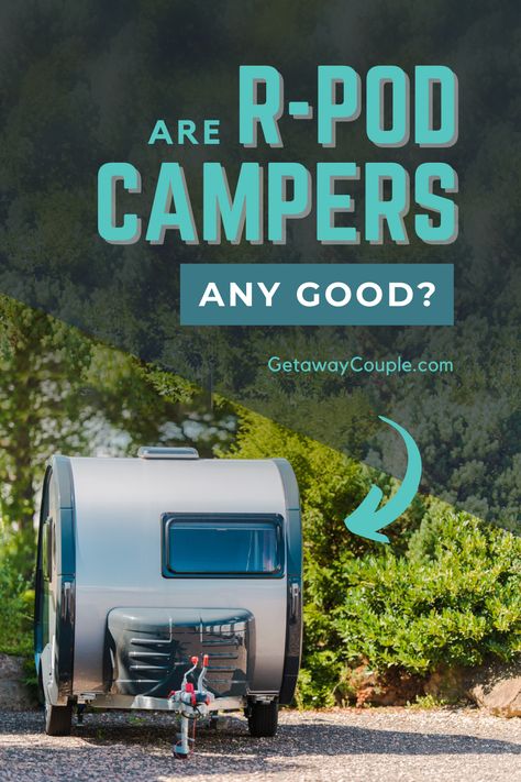 Keeping your RV small and lightweight usually means settling for minimal finishes and features, but not with an R-pod camper. Are R-Pod Campers Any Good? R Pod Camper, Pod Camper, Light Travel Trailers, Lightweight Travel Trailers, Lite Travel Trailers, Small Travel Trailers, R Pod, Fifth Wheel Trailers, Fibreglass Roof