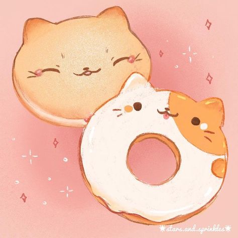 Donut Pan, Donut Flavors, Making Donuts, Kawaii Illustration, Bakery Cafe, Food Art, Sprinkles, Donuts, Tell Me