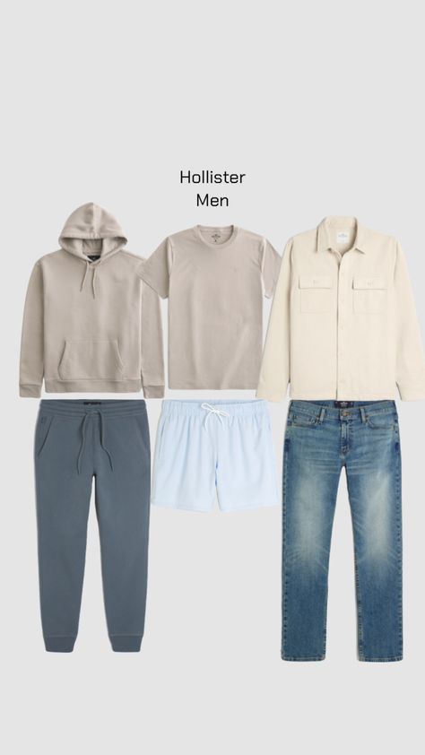 Mens outfits, hollister Mens Ootd, Man Icon, Casual Wear For Men, Hollister, Feel Like, Casual Wear, Active Wear, Casual Outfits, Ootd