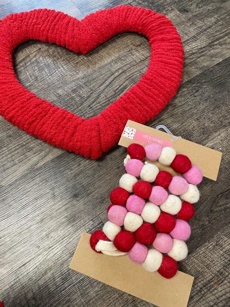 Diy Heart Wreath, Wire Heart Wreath, Heart Wreath Form, Heart Wreath Diy, Diy Valentines Day Wreath, Valentine Wreath Diy, Fun Holiday Crafts, The Shabby Tree, Diy Valentine's Day Decorations