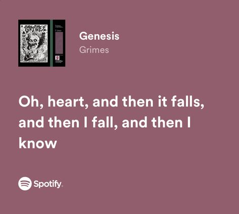 Grimes Lyrics, Grimes Genesis, Simple Thoughts, Lyric Poetry, Lyrics Spotify, Music Taste, Favorite Lyrics, Just Lyrics, Lucky Star