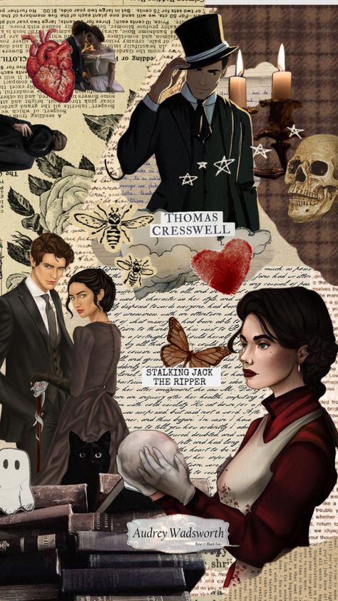 #cressworth #thomascresswell #audreyrosewadsworth #stalkingjacktheripper Thomas And Audrey Rose, Thomas Cresswell, Jack Ripper, Storm And Silence, Audrey Rose, The Secret History, Celebrity Crush, Good Books, Book Art