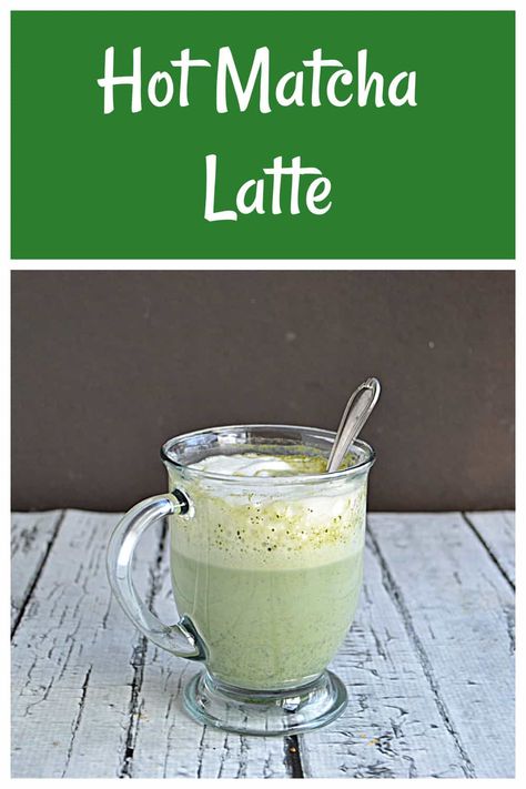 Make your own warm and comforting Hot Matcha Latte at home. #latte #matcha #greentea #easyrecipe Macha Latte Recipe, Hot Matcha Recipe Drinks, At Home Matcha Latte, Matcha Latte Hot Recipe, Macha Latte, Hot Matcha Latte, Homemade Matcha Green Tea Latte, Tunnel Of Fudge Cake, Hot Matcha