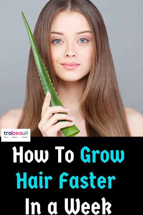 Looking for how to grow hair faster in a week? Yes, so check out natural home remedies to grow your hair. #hairgrowth #haircare #homeremedies How To Grow Hair Faster In A Week Tips, How To Grow Hair Longer Faster In A Week, Hair Growth Home Remedies Natural, How To Grow Your Front Hair Faster, How To Make Hair Grow Faster In A Week, How To Grow Long Hair Faster In A Week, Grow Hair Faster In A Week, Fastest Hair Growth Remedy, Grow Long Hair Faster Over Night