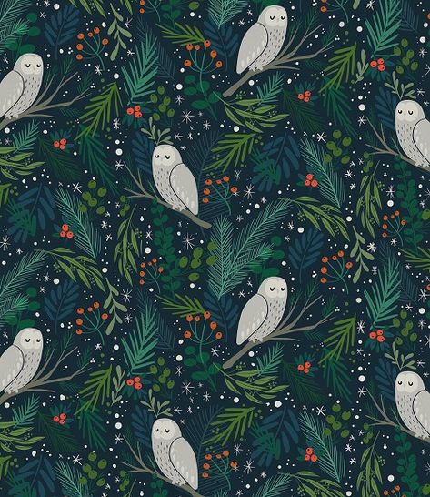 Paper Quilting, Pattern Illustrations, Snowy Owls, Surface Pattern Design Inspiration, Window Display Design, Owl Illustration, Pattern Design Inspiration, Owl Patterns, Christmas Drawing