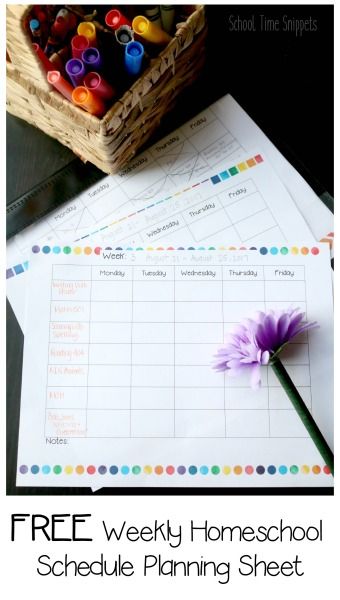 Free Homeschool Planner, Homeschool Schedule Printable, Homeschool Checklist, Schedule Printable Free, Weekly Checklist, Planning School, Printable Schedule, Homeschool Routine, Homeschool Inspiration