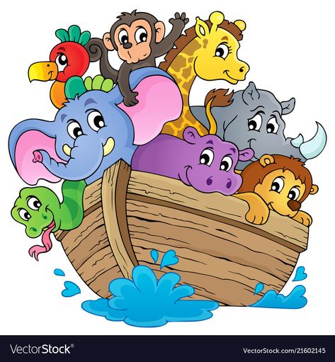 Noah Arc, Parrot Cartoon, Noahs Ark Theme, Train Vector, Gift Vector, Preschool Activities Toddler, Spring Animals, Clip Art Pictures, Noah S Ark