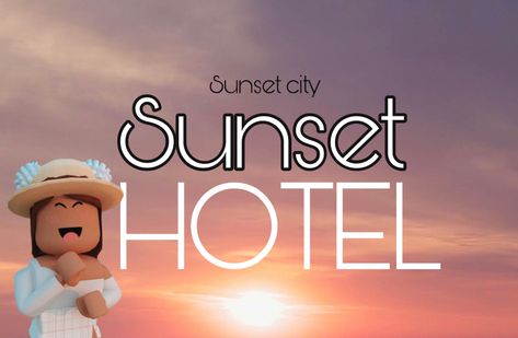 Hotel Bloxburg, Premium Hotel, Bloxburg Decals, Sunset City, Hotel Interiors, Roblox Pictures, Coding, Home Decor Decals, Hotel