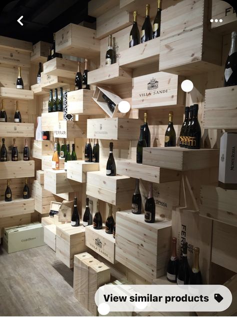 Wine Shop Interior Design, Wine Store Design, Wine Shop Interior, Wood Wine Box, Wine Closet, Home Wine Cellars, Wine Tasting Room, Wine Cellar Design, Cellar Design