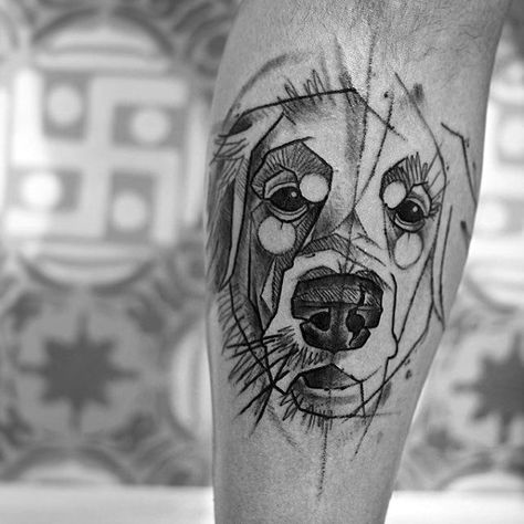 Impressive Male Golden Retriever Tattoo Designs Doggie Tattoos, Golden Retriever Puppy Photography, Charlie Tattoo, Labrador Tattoo, Tattoo Perro, Mia Tattoo, Golden Retriever Tattoo, Tatoo Dog, Retriever Tattoo