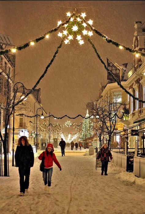 Norway Kristiansand, Kristiansand Norway, Norway Christmas, Norwegian Heritage, Norway Winter, Norwegian Christmas, Beautiful Norway, Nordic Countries, Xmas Lights