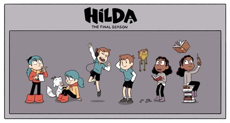 Hilda Characters, Hilda Frida, Characters Design, The Amazing World Of Gumball, Cool Animations, Cartoon Tv, Kids Shows, Cartoon Shows, Animation Film