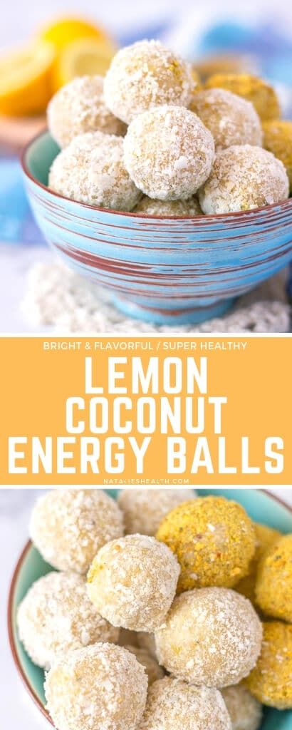 Lemon Balls, Lemon Snack, Coconut Energy Balls, Energy Balls Healthy, Energy Bites Recipes, Coconut Balls, Energy Ball Recipe, Lemon Coconut, Lemon Flavor