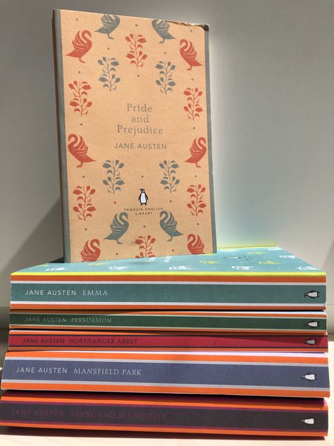 Penguin English Library (by Coralie Bickford-Smith) Penguin English Library Books, Bookstore Branding, Penguin English Library, Jane Austen Mansfield Park, English Library, Read List, Library Aesthetic, Custom Book Covers, Penguin Classics